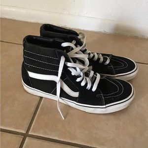 Vans high tops.